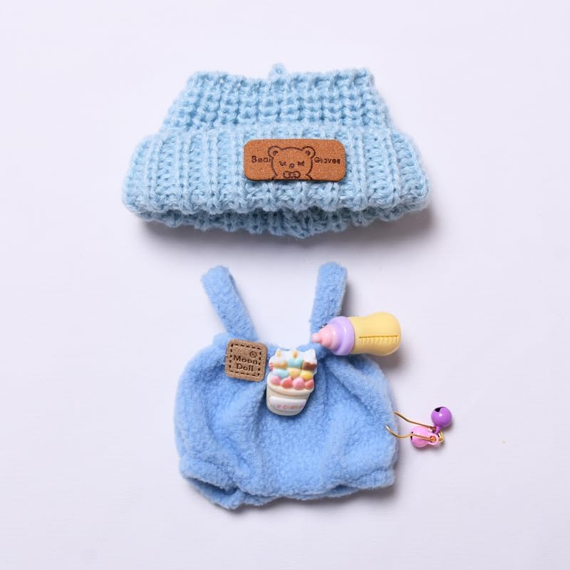 labubu Labubu服セット 17cm ラブブ人形アクセサリー用 人形のみの服(パープル)