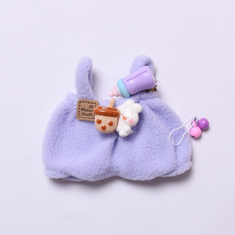 labubu Labubu服セット 17cm ラブブ人形アクセサリー用 人形のみの服(パープル)