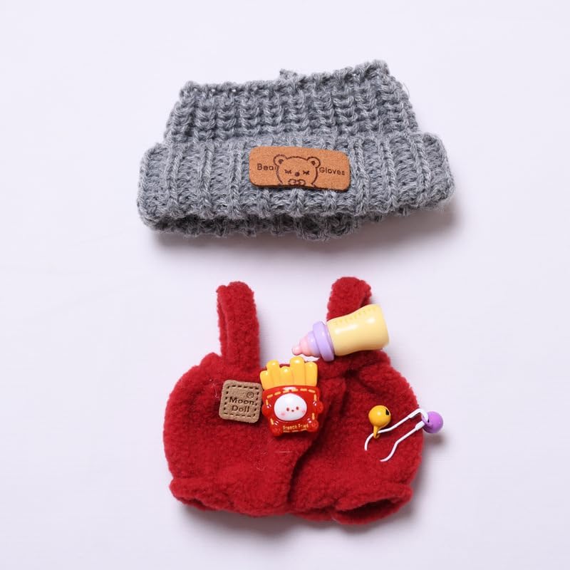 labubu Labubu服セット 17cm ラブブ人形アクセサリー用 人形のみの服(パープル)