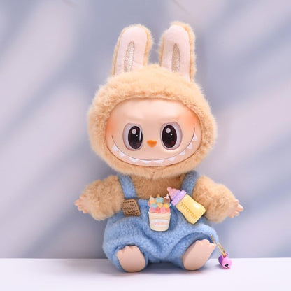 labubu Labubu服セット 17cm ラブブ人形アクセサリー用 人形のみの服(パープル)