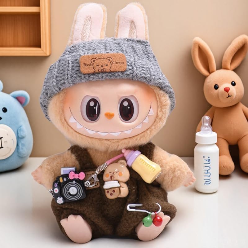 ぬいぐるみ 着せ替え Labubu 洋服セットコスチューム Labubu服 かわいい 17㎝ ぬいぐるみ本体ついておりません アクセサリー かわいい ドール服 [着ぐるみのみの販売で,本体はありません】[並行輸入品]