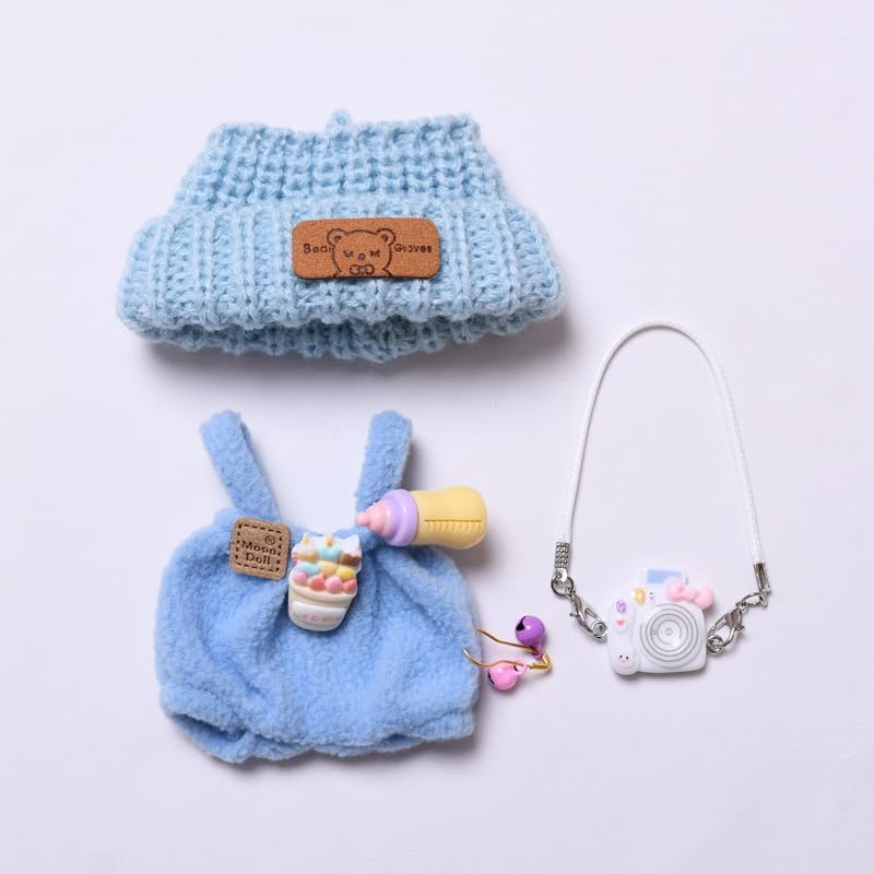 labubu Labubu服セット 17cm ラブブ人形アクセサリー用 人形のみの服(パープル)