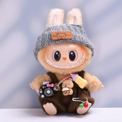 labubu Labubu服セット 17cm ラブブ人形アクセサリー用 人形のみの服(パープル)