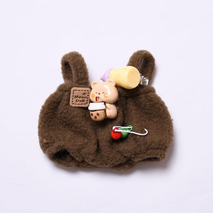 labubu Labubu服セット 17cm ラブブ人形アクセサリー用 人形のみの服(パープル)