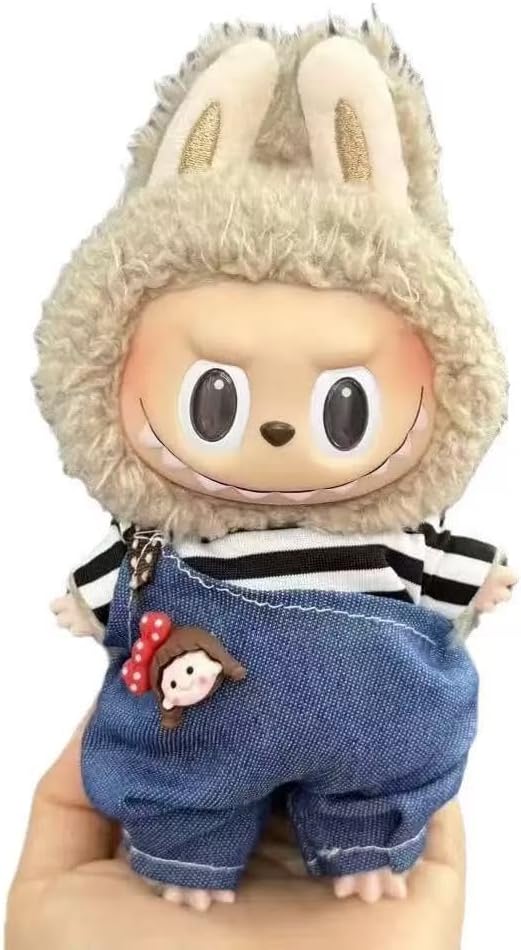Labubu 17センチ着せ替えセット-デザイナー衣装、作業服及びアクセサリー、高級仮装セット、スタイリッシュでシックなドール衣装（ドールを除く）[並行輸入品]
