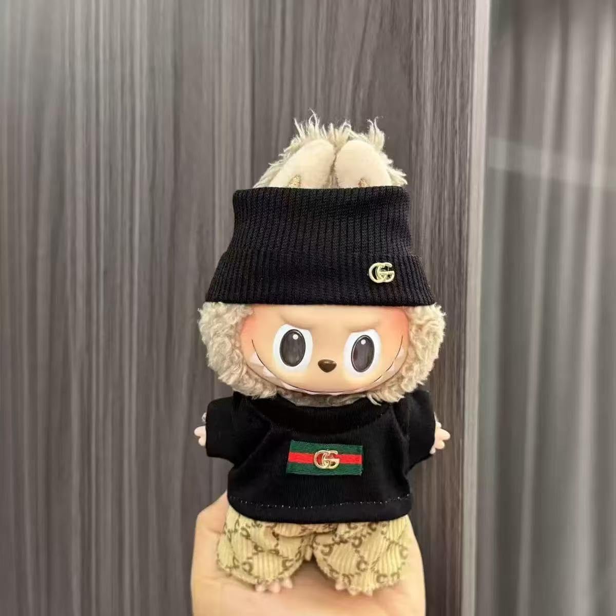 Labubu 17センチ着せ替えセット-デザイナー衣装、作業服及びアクセサリー、高級仮装セット、スタイリッシュでシックなドール衣装（ドールを除く）[並行輸入品]