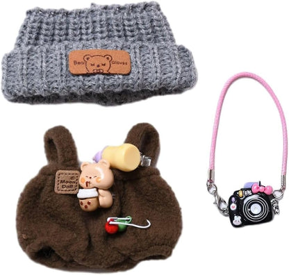 ぬいぐるみ 着せ替え Labubu 洋服セットコスチューム Labubu服 かわいい 17㎝ ぬいぐるみ本体ついておりません アクセサリー かわいい ドール服 [着ぐるみのみの販売で,本体はありません】[並行輸入品]