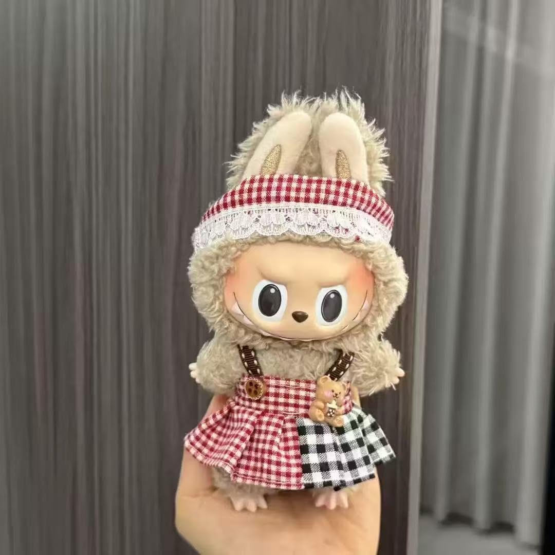 Labubu 17センチ着せ替えセット-デザイナー衣装、作業服及びアクセサリー、高級仮装セット、スタイリッシュでシックなドール衣装（ドールを除く）[並行輸入品]