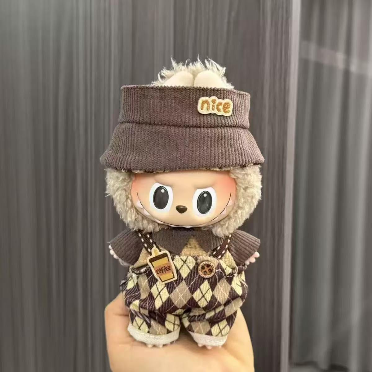 Labubu 17センチ着せ替えセット-デザイナー衣装、作業服及びアクセサリー、高級仮装セット、スタイリッシュでシックなドール衣装（ドールを除く）[並行輸入品]