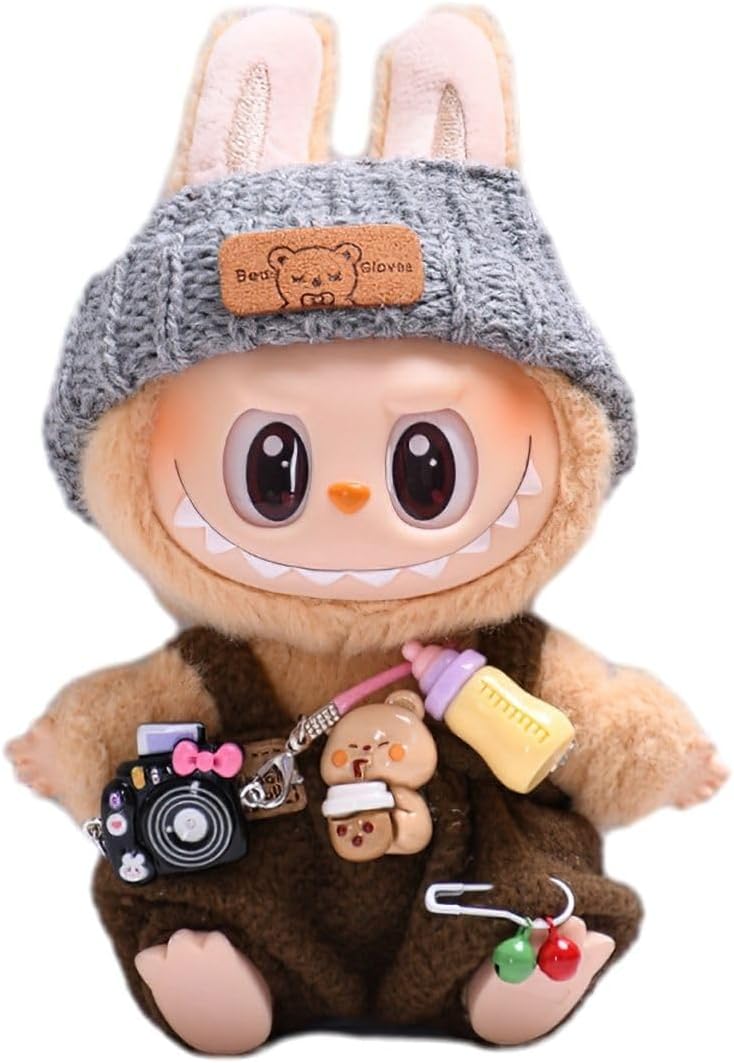 ぬいぐるみ 着せ替え Labubu 洋服セットコスチューム Labubu服 かわいい 17㎝ ぬいぐるみ本体ついておりません アクセサリー かわいい ドール服 [着ぐるみのみの販売で,本体はありません】[並行輸入品]